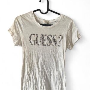 White GUESS Tee